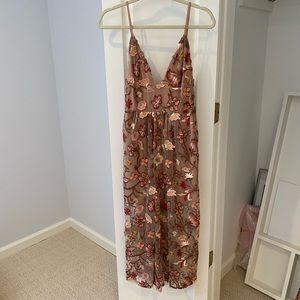 Gorgeous For Love and Lemons floral appliqué dress!